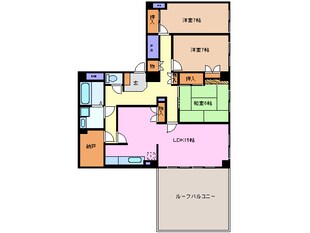 四日市駅 徒歩3分 4階の物件間取画像